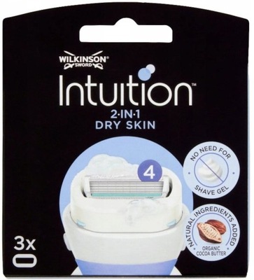 Wkłady Nożyki WILKINSON Intuition Dry Skin 3 szt