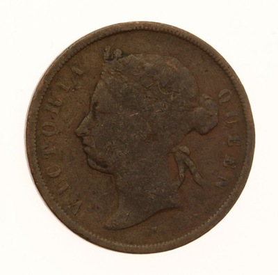 [M5949] Straits Settlements 1 cent 1874