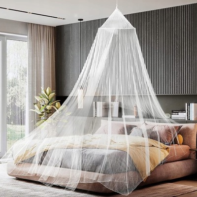Moskitiera baldachim nad łóżko siatka na komary