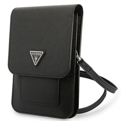 Guess Wallet Saffiano Triangle Logo Phone Bag - Torba na smartfona i akceso
