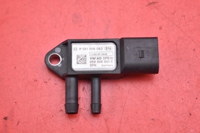 SENSOR DE PRESIÓN GASES DE ESCAPE 059906051C SEAT IBIZA 4 IV 1.6 TDI 12R  