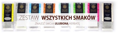 Herbata PALLAVI zestaw wszystkich smaków - 8 długich saszetek