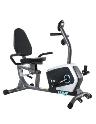 ISE Rower treningowy leżący mgnetyczny SY-6801, 8 stopni oporu, 8kg koło za