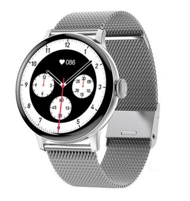 Zegarek, Smartwatch srebrny Aliwisdom DT2+