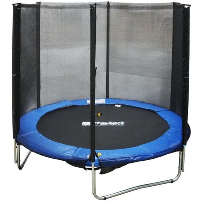 Trampolina ogrodowa z siatką zewnętrzną 244 cm