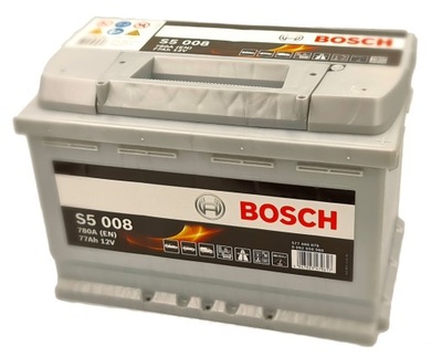 АККУМУЛЯТОР BOSCH S5 77AH 780A S5008