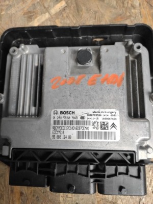 Peugeot 1.6hdi бортовий комп'ютер 0281030548 9808016480 фото №1