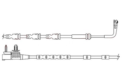 QUICK BRAKE SENSOR DESGASTE ZAPATAS DE FRENADO PARTE DELANTERA JAGUAR E-PACE  