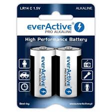 Baterie alkaliczne Everactive C (R14) 2 szt.