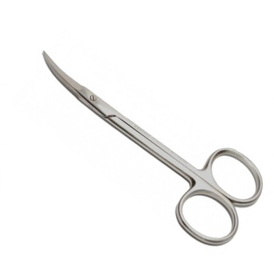 Nożyczki chirurgiczne IRIS do dziąseł zagięte