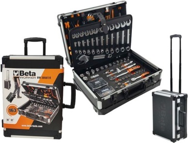 Zestaw 163 narzędzi BW 2056T/E w walizce na kółkach BETA WORKER