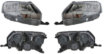 Фара лампа skoda rapid 17- valeo l+p фото №1