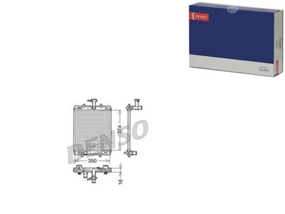 AUŠINTUVAS VARIKLIO DENSO 1330P4 164000Q020 RA007016 