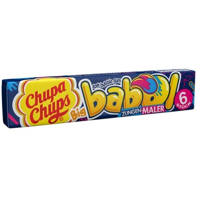 Chupa Chups Gumy balonowe farbujące język 27 g