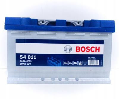 BOSCH SILVER S4 011 80AH 740A WYSOKI