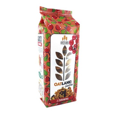 Ciastka owsiane z żurawiną 150g