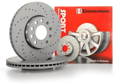 Тормозные диски zimmermann перед - mercedes cls c219 312mm фото №1