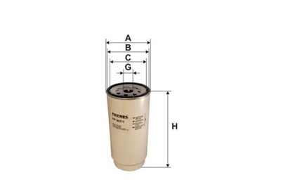 FILTRON FILTRO COMBUSTIBLES DAF 75 CF 95 XF CF CF 75 CF 85 XF 105 XF 106 XF  