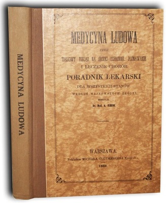 SIMON- MEDYCYNA LUDOWA wyd. 1860