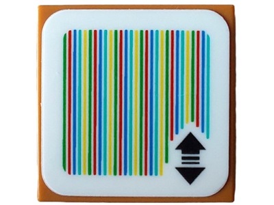 LEGO 3068bpb2067 3068pb2067 SUPER MARIO Scanner Code (1g)