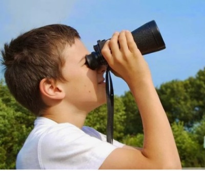 LORNETKA TURYSTYCZNA MYŚLIWSKA 50x50 MOCNA WOJSKOWA ETUI