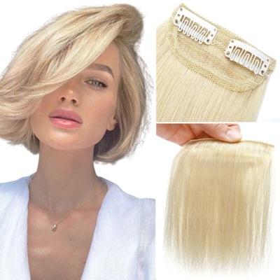 613 Bleach Blond Damski 100% Włosy Naturalne