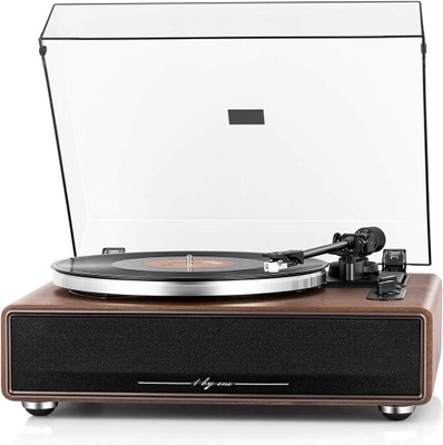 GRAMOFON PASKOWY AUX BLUETOOTH ELEGANCKI 1BY ONE