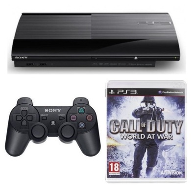 Konsola Sony Playstation 3 Super Slim 500gb Call of Duty World at War PS3