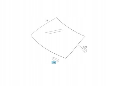 Оригінальний номер підкладка pod скло mercedes w222 фото №1