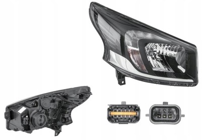 Фара лампа правый opel vivaro 14- hella фото №1