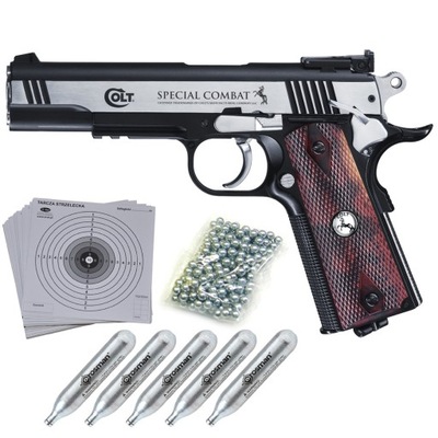 Wiatrówka Pistolet Co2 Colt Special Combat Classic 4.5 mm BB Zestaw