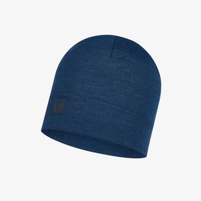 BUFF Czapka MERINO HEAVYWEIGHT BEANIE SOLID DENIM