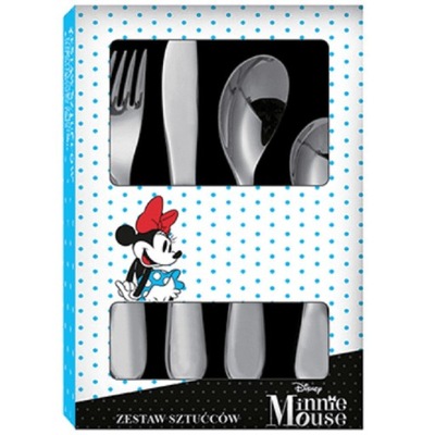 DISNEY Minnie 7118 Sztućce dla dzieci 4 szt.