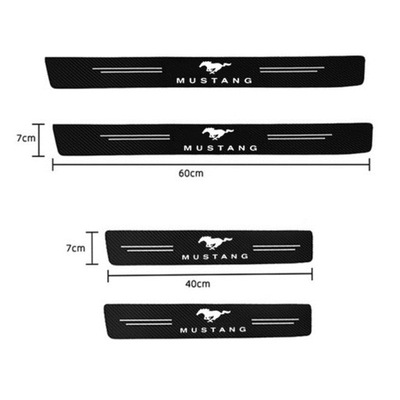 4 PIEZAS PEGADURA PU FORD MUSTANG GT SHELBY - OCHRON  