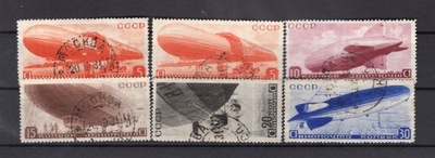 ZSRR MI 483 - 487 KASOWANE