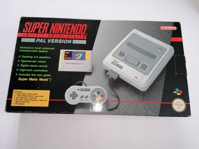 KONSOLA NINTENDO SNES KOMPLET STAN KOLEKCJONERSKI