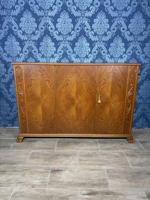 Komoda retro, bufet drewniany, szafka vintage w bdb stanie