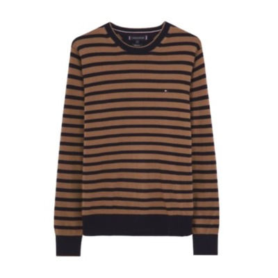 -46% TOMMY HILFIGER SWETER MĘSKI FINE GAUGE XL