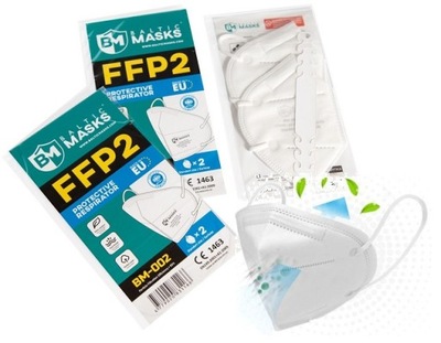 PÓŁMASKA FILTRUJĄCA BALTIC MASKS BM-002 FFP2 2 ШТ