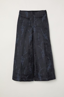 H&M, 36/S, żakardowe spodnie