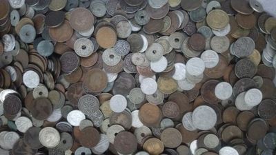 Monety przedwojenne - zestaw 0,250 kg