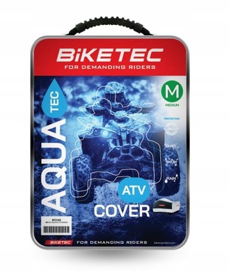 WODOODPORNY POKROWIEC BIKETEC AQUA NA QUADA QUAD M