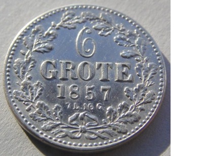 6 GROTE 1857 Wolne Hanzeatyckie Miasto Brema