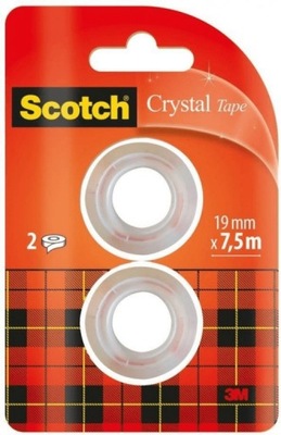 Taśma biurowa Scotch Crystal 19mm