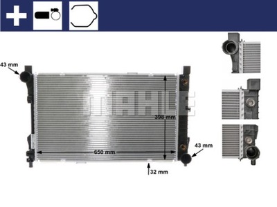 RADIADORES DE AGUA MAHLE CR 387 000S  