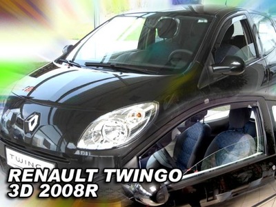 DEFLECTORES HEKO RENAULT TWINGO 3D 2007-14 2 PIEZAS  