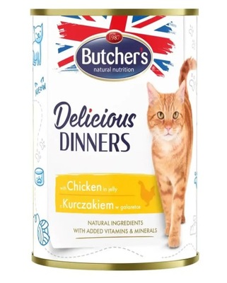 Butcher's Delicious Dinners kawałki z kurczakiem 400g