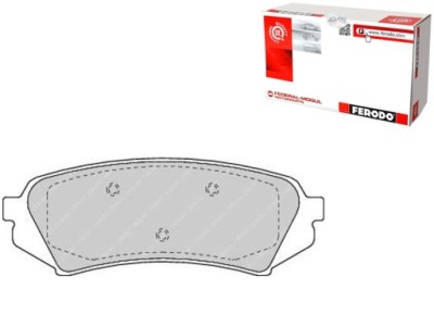 Комплект тормозных колодок тормозных ferodo 446660110 44666 фото №1