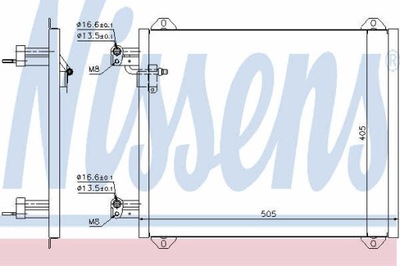 РАДИАТОР КОНДИЦИОНЕРА NISSENS 94584 фото