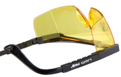 Okulary ochronne żółte regulacja odporność mech. F LAHTI PRO L1500800